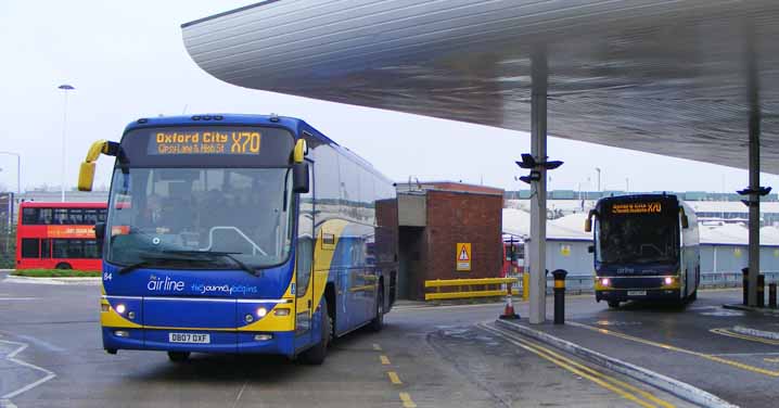 Oxford airline Volvo B12B Plaxton Panther 84 & 87